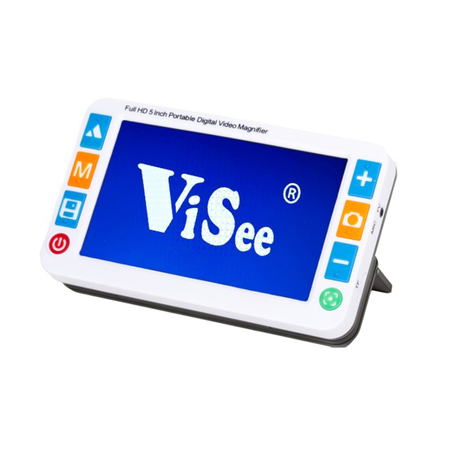 VISEE Video Magnifier, 32x, 8MP, 5" LCD, 26 Color Mode, Rechargeable LVM 580-8MP